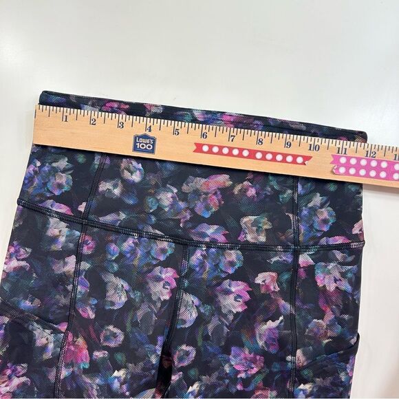 Lululemon Fast and Free Crop II 19" Non-Reflective Activate Floral Multi 4 - Picture 9 of 13